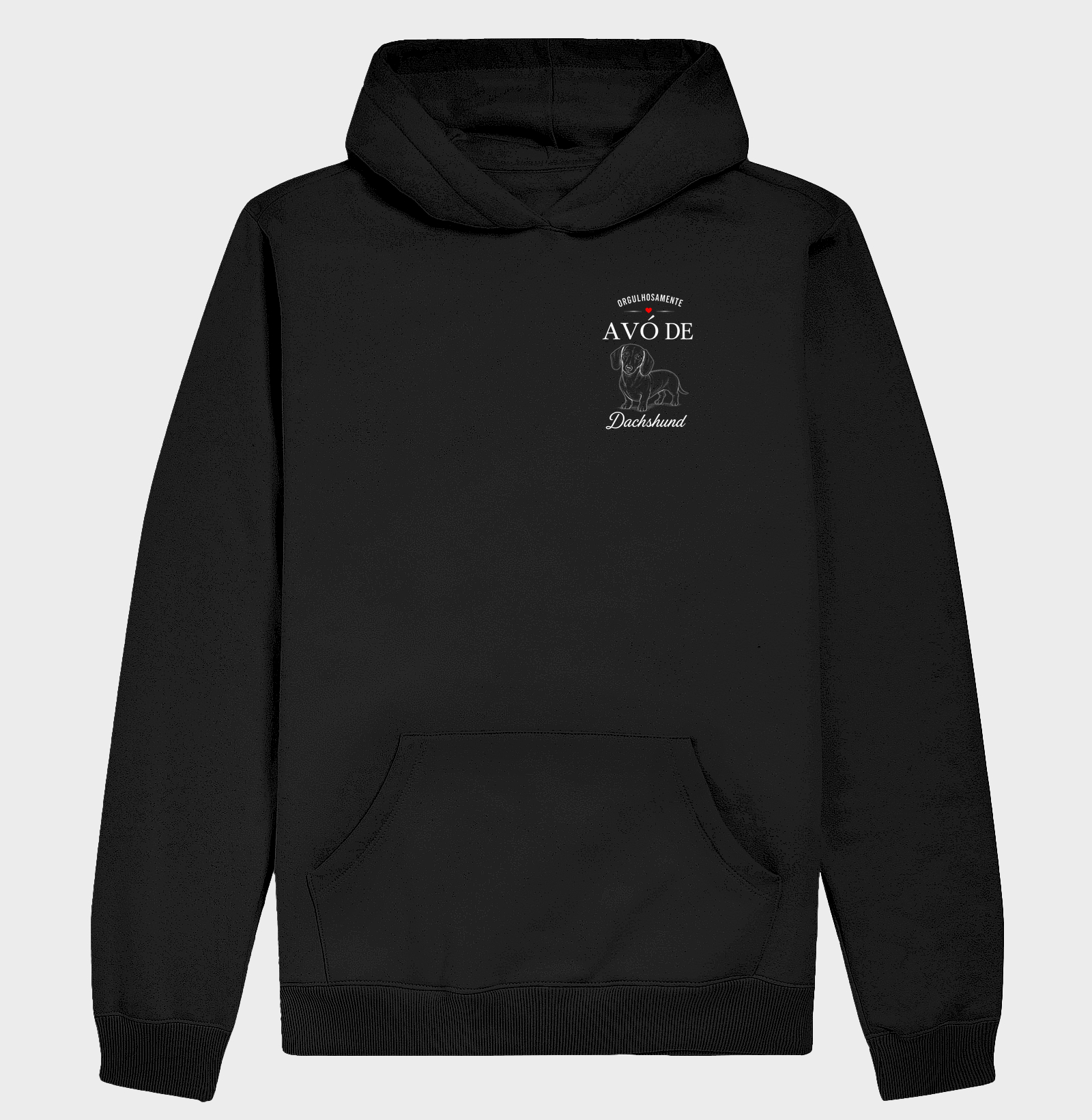 Orgulhosamente Avó de Dachshund - Hoodie Moletom