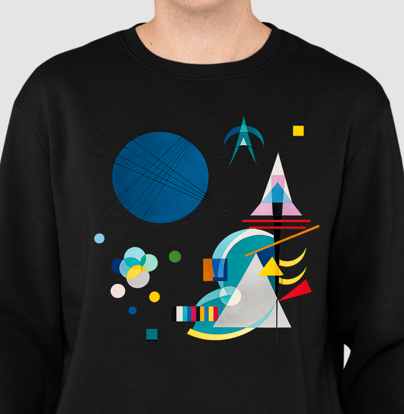 Kandinsky Green Sueter Slim Moletom