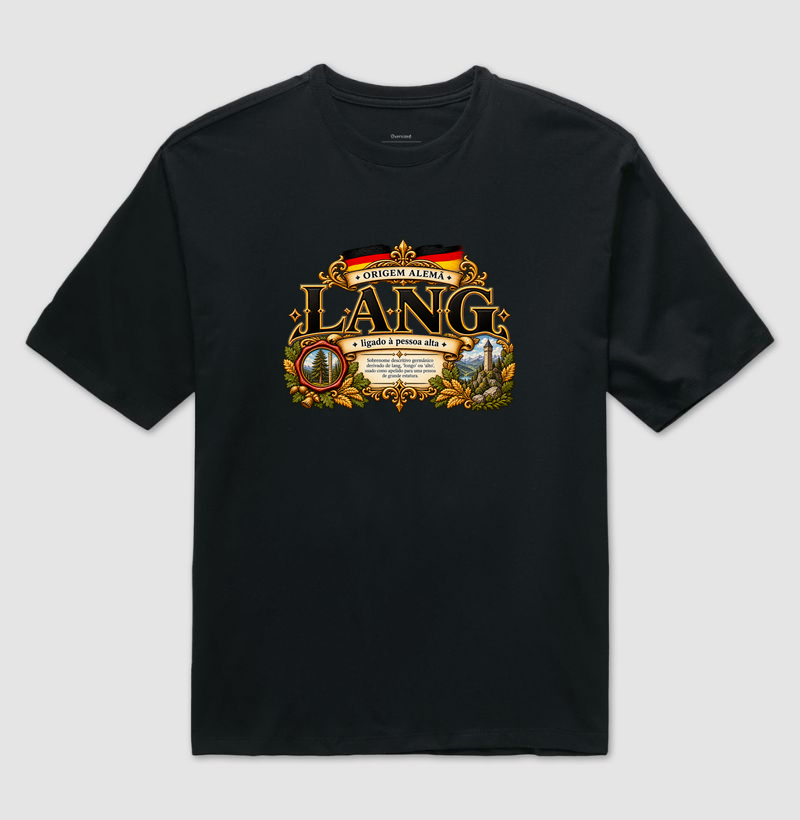Lang  - Camiseta Oversized