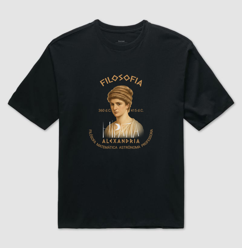 Camiseta Filosofia - Hipátia