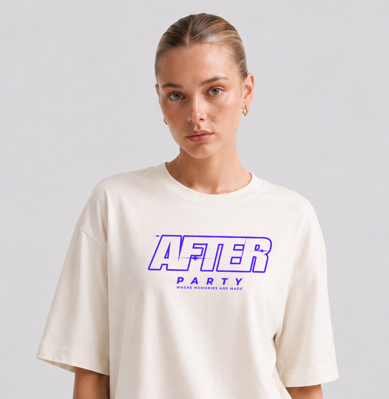AFTER PARTY — Camiseta Oversized