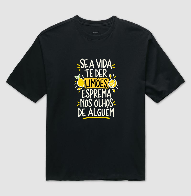 USE LIMÕES - Camiseta Oversized