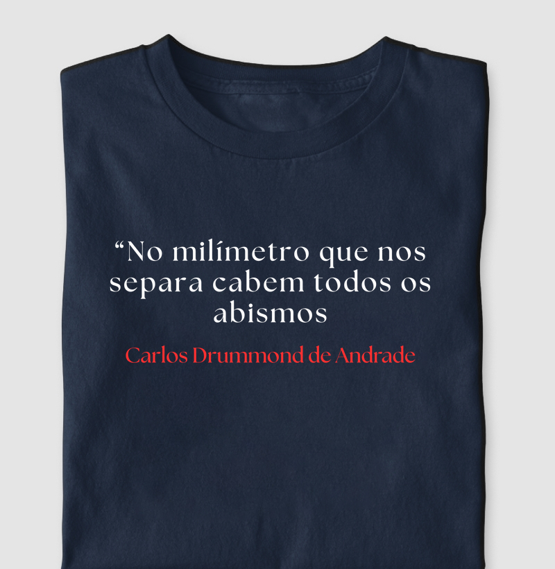 Camiseta Drummond Abismos