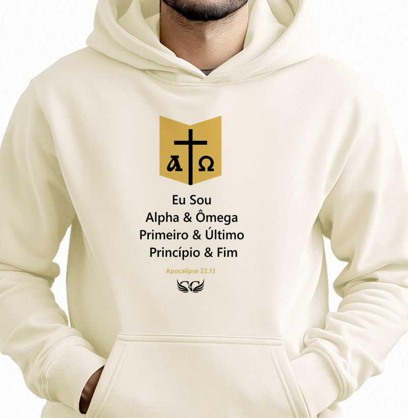 Hoodie Moletom Alpha & Ômega