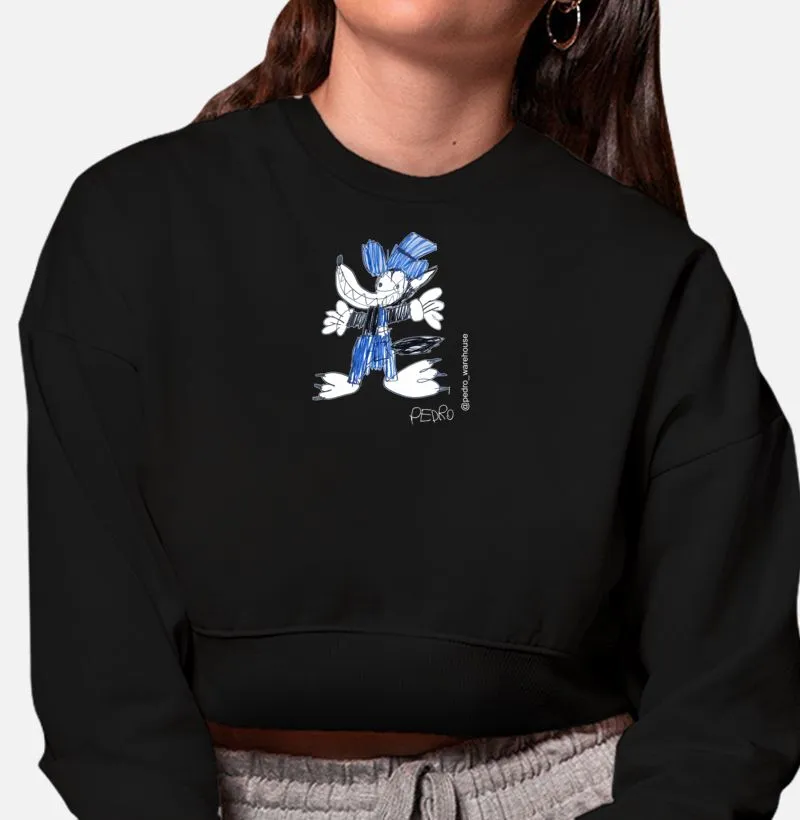 MOLETOM CROPPED - LOBÃO