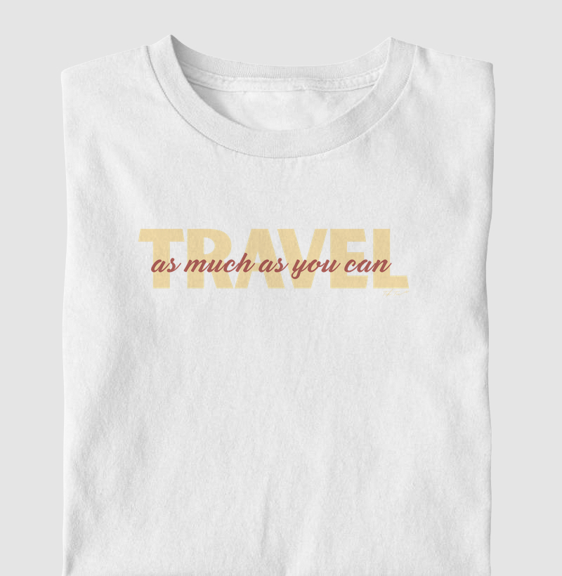 Travel as much as you can - Camiseta Infantil