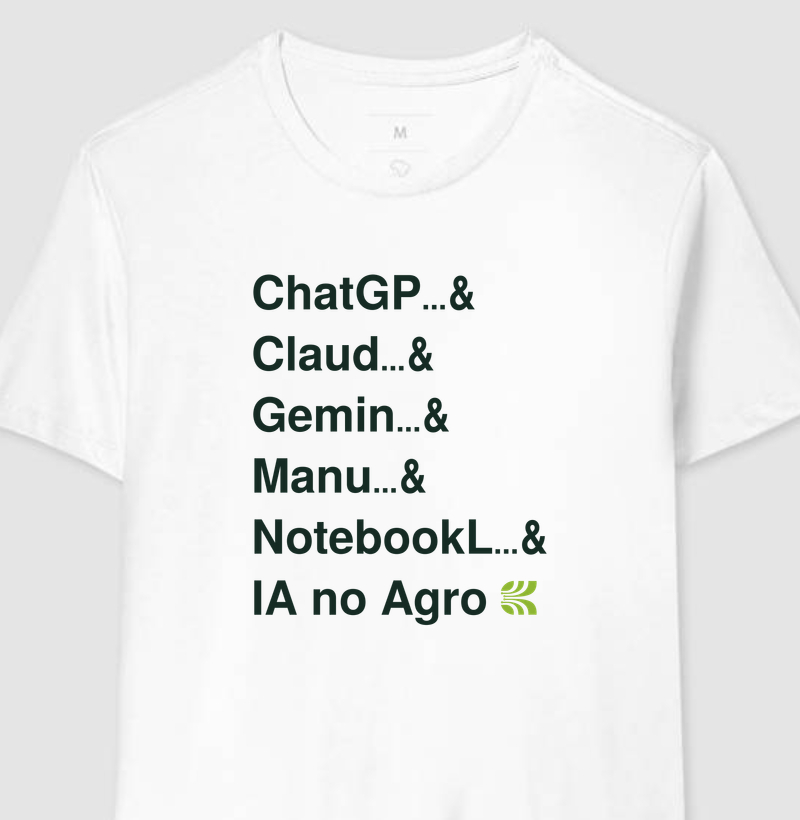 Camiseta ChatGP & IA no Agro