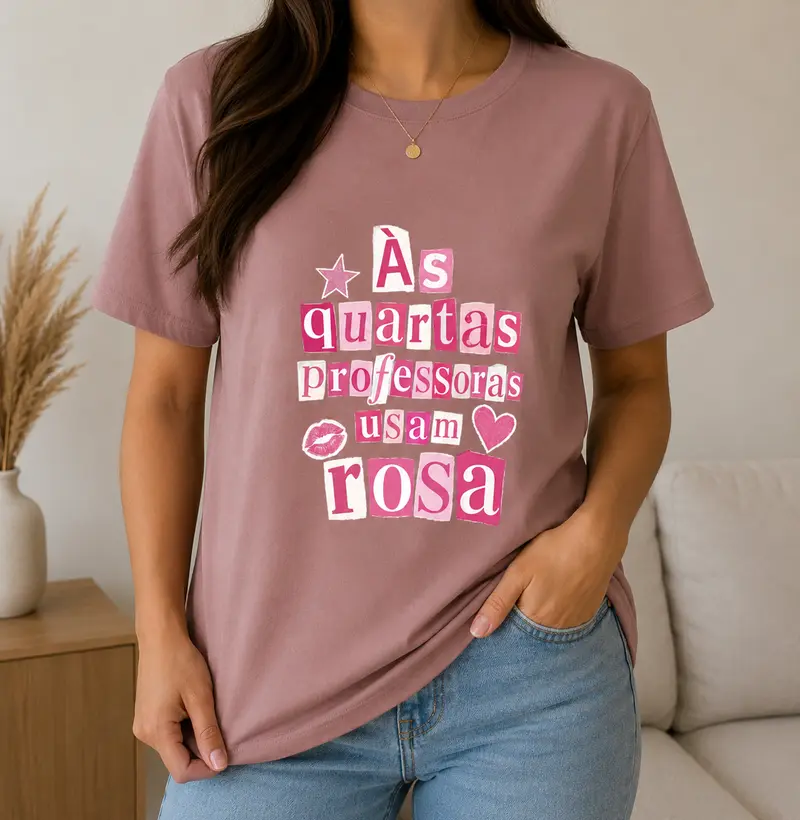 Às quartas professoras usam rosa