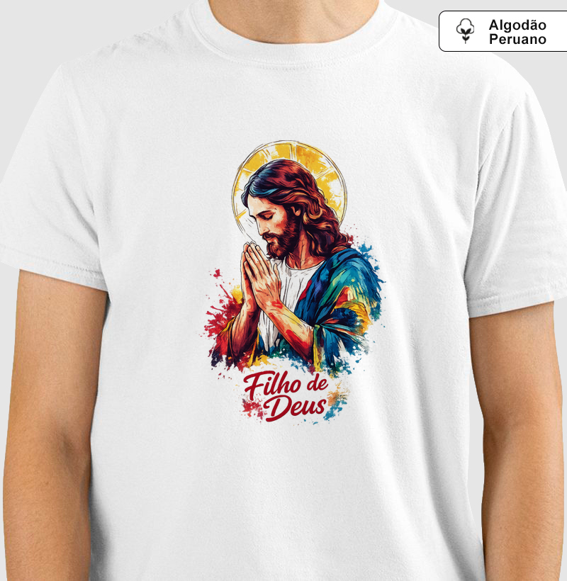 Camiseta Algodão Peruano Filho de Deus