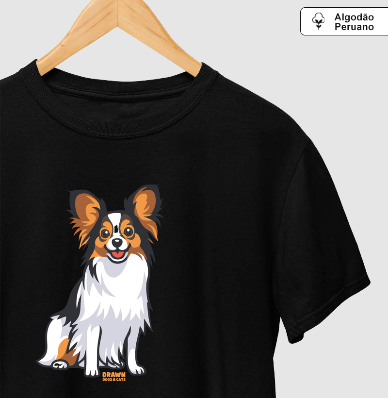 Papillon - Camiseta Algodão Peruano