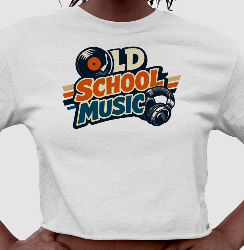 Cropped Old School Music | Posto80