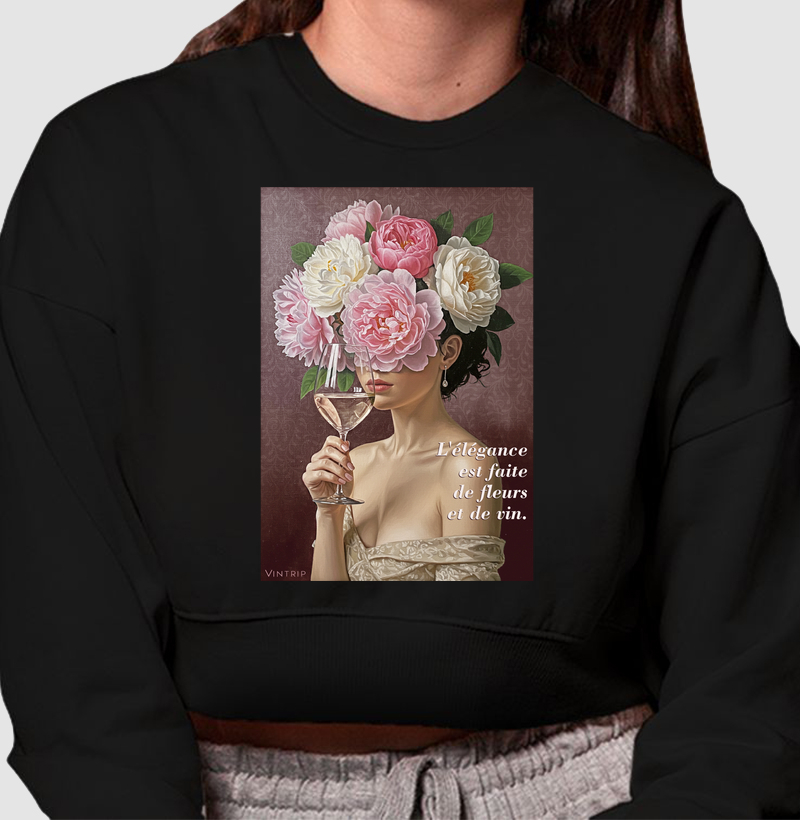 L'élégance est faite de fleurs et de vin.
