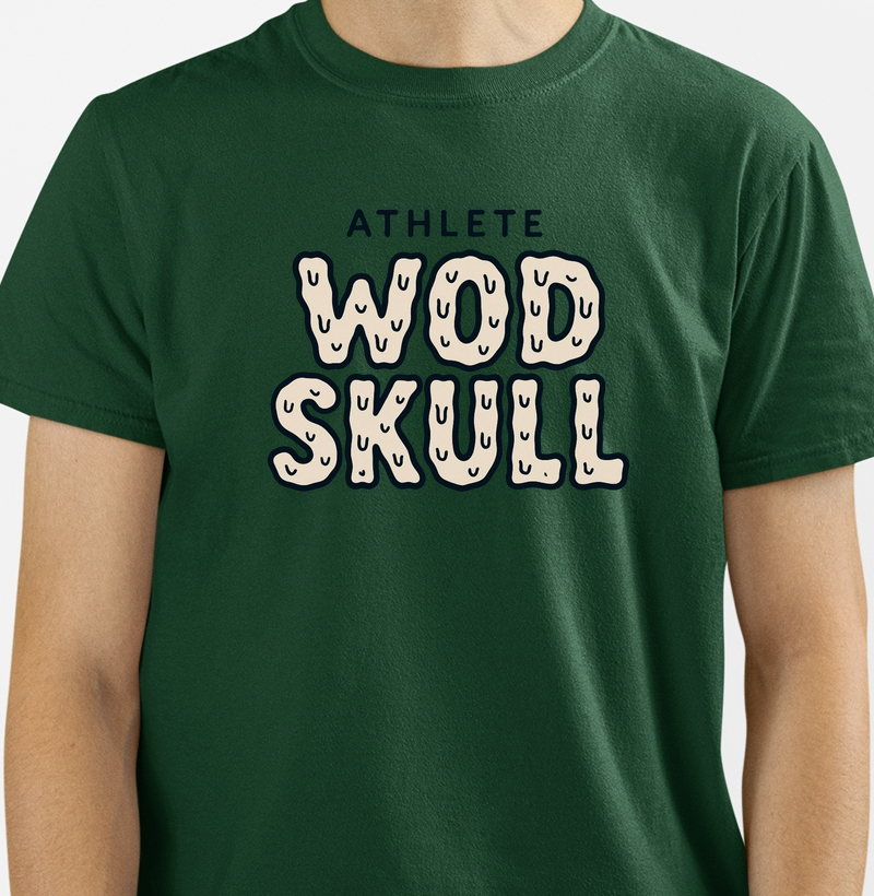 Camiseta Wodskull Athlete Logo White