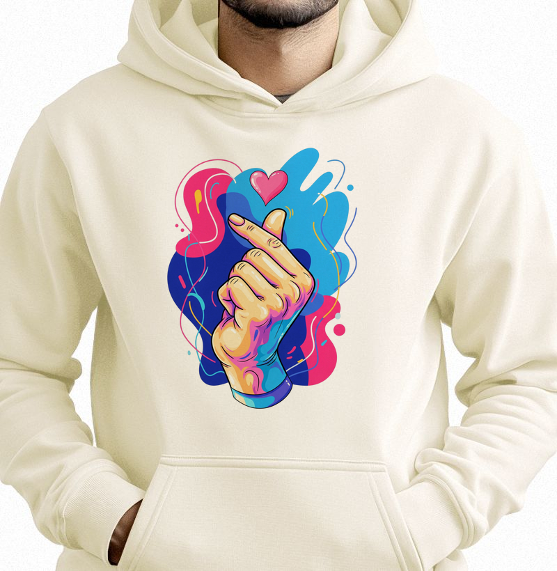 Moletom Capuz Finger Love