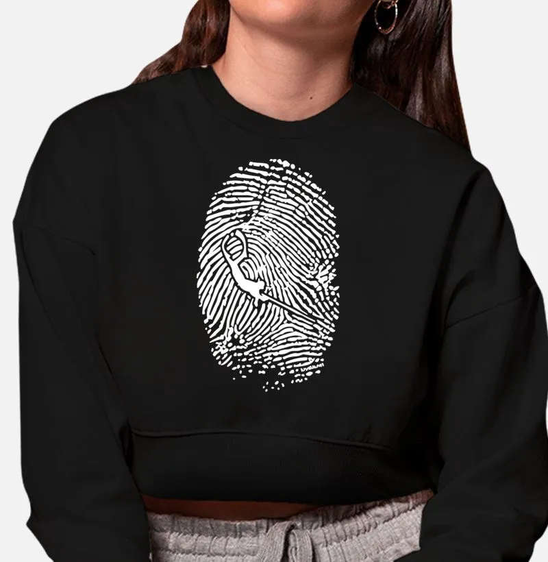 Casaco de Moletom Cropped Digital Pesca Sub