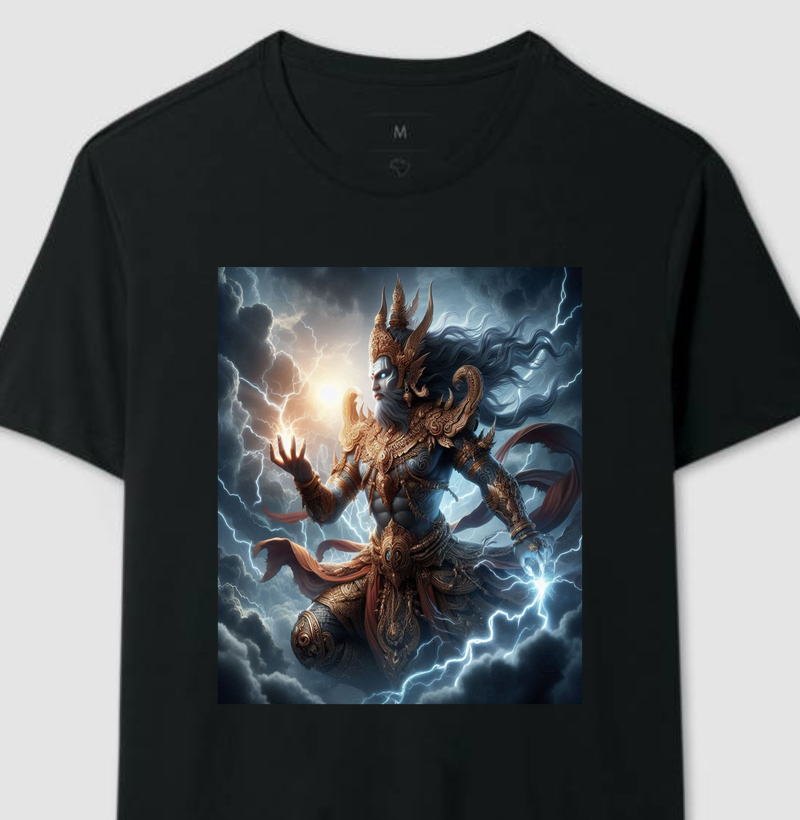 Camisa "Indra - O Deus da Tempestade"