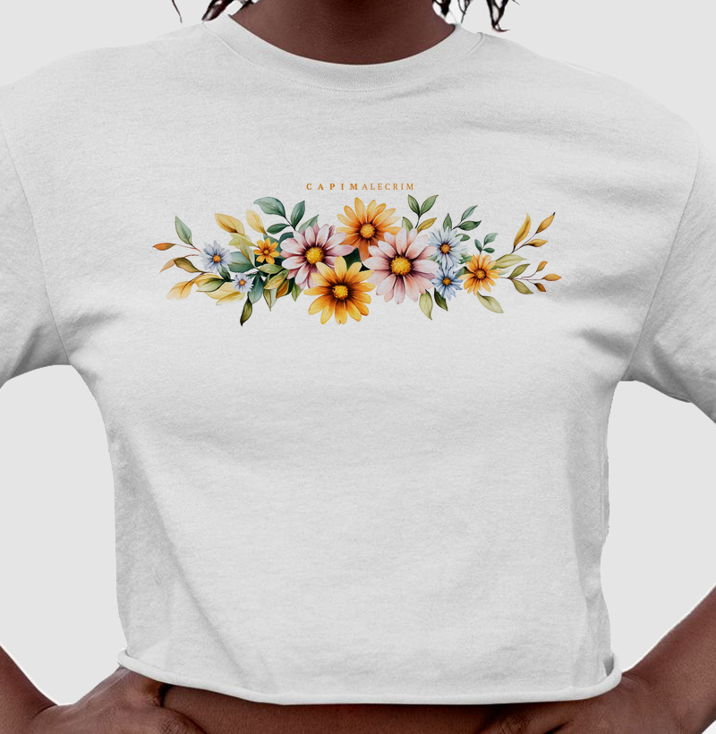 T-shirt Cropped - Aster