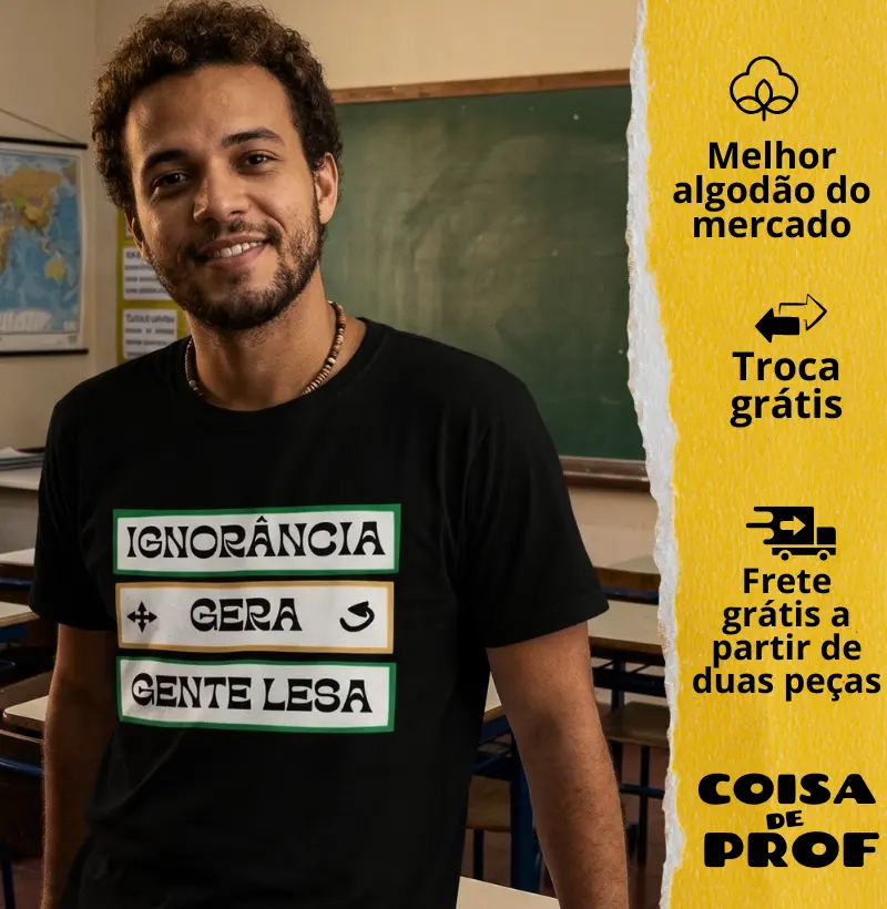 Camiseta Ignorância Gera Gente Lesa
