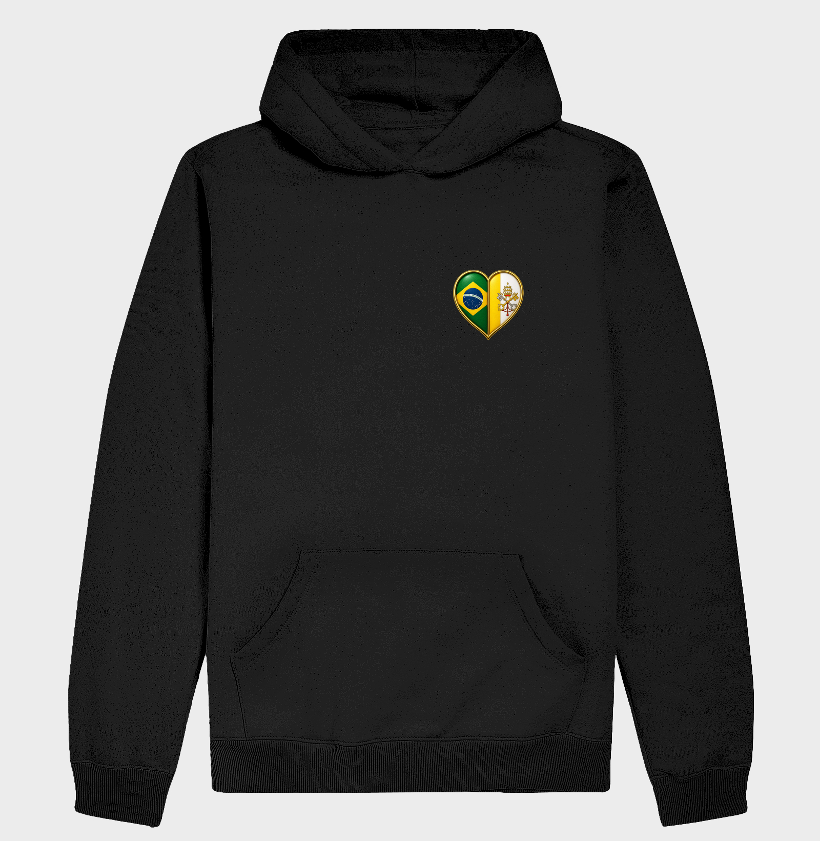 Brasil & Vaticano — Amor à Pátria, Fidelidade à Igreja - Hoodie Moletom