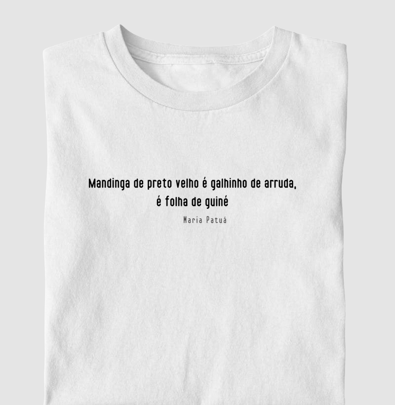 Mandinga de preto velho é galho de arruda é folha de guiné