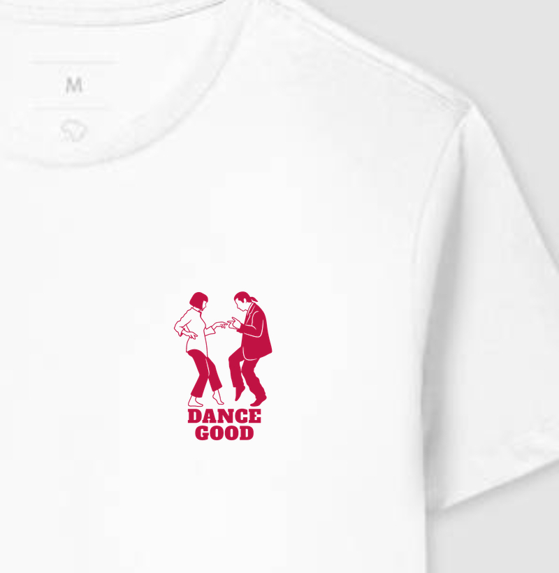 Camiseta Dance Good Minimalista (Pulp Fiction)