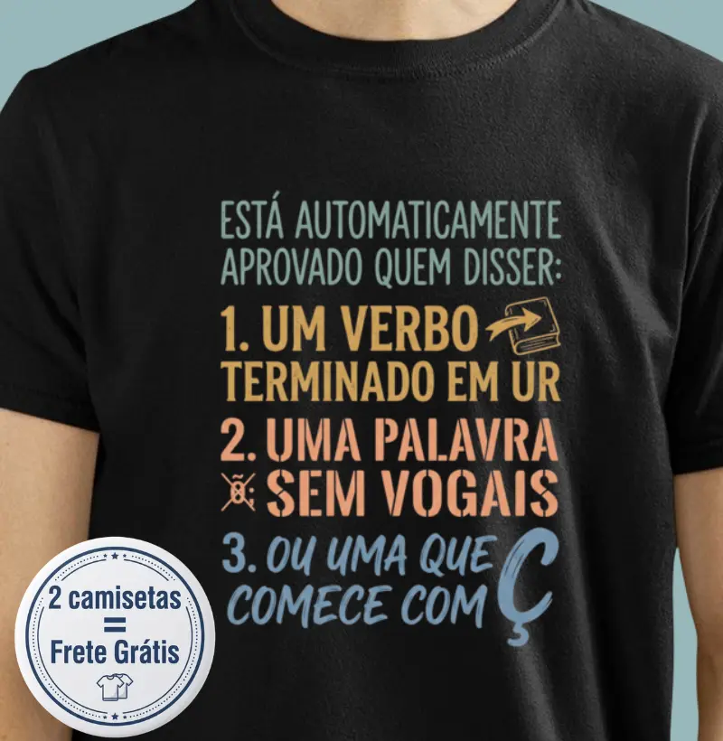 Camiseta Premium Português/Literatura