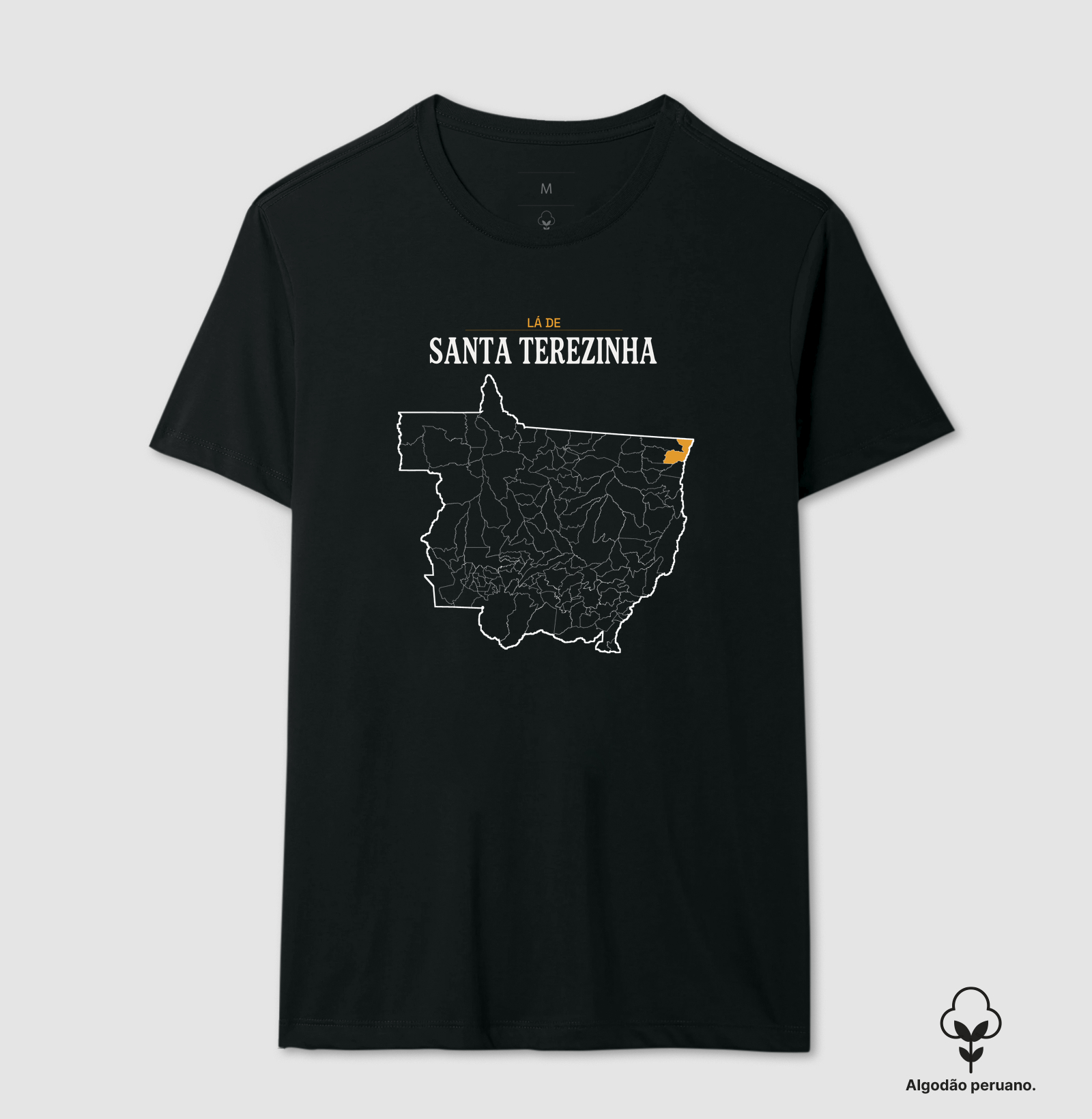 Santa Terezinha | Território MT - Camiseta Algodão Peruano