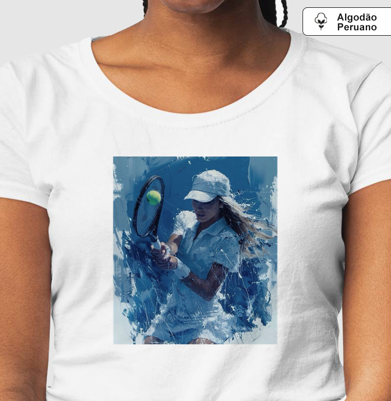Tênis em Tons de Azul
