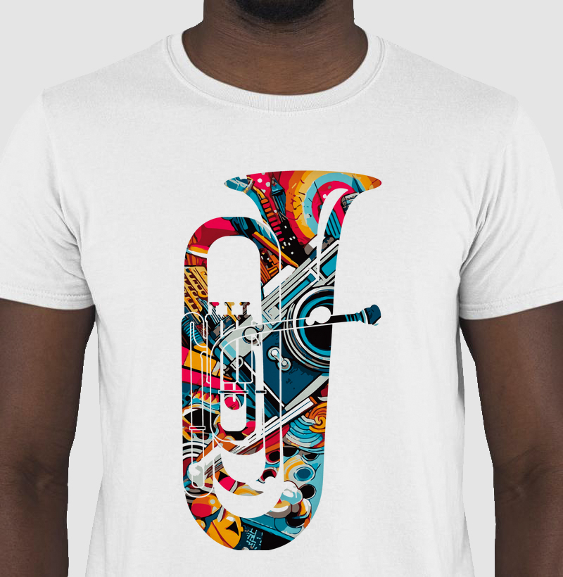 Camiseta Tuba Pop Art