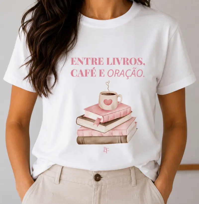 Entre livros, café e oração