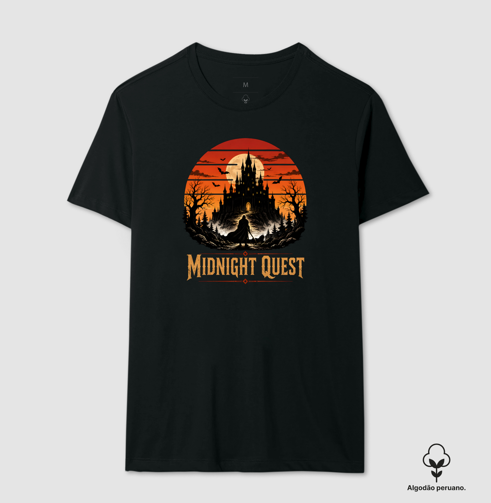 Midnight Quest - Camiseta Algodão Peruano