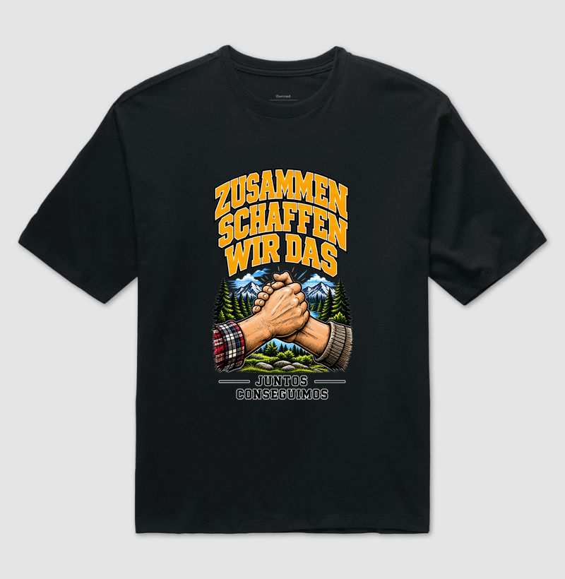 Zusammen schaffen wir das - Camiseta Oversized