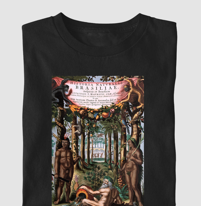Camiseta Historia Naturalis Brasiliae: O Brasil de 1648