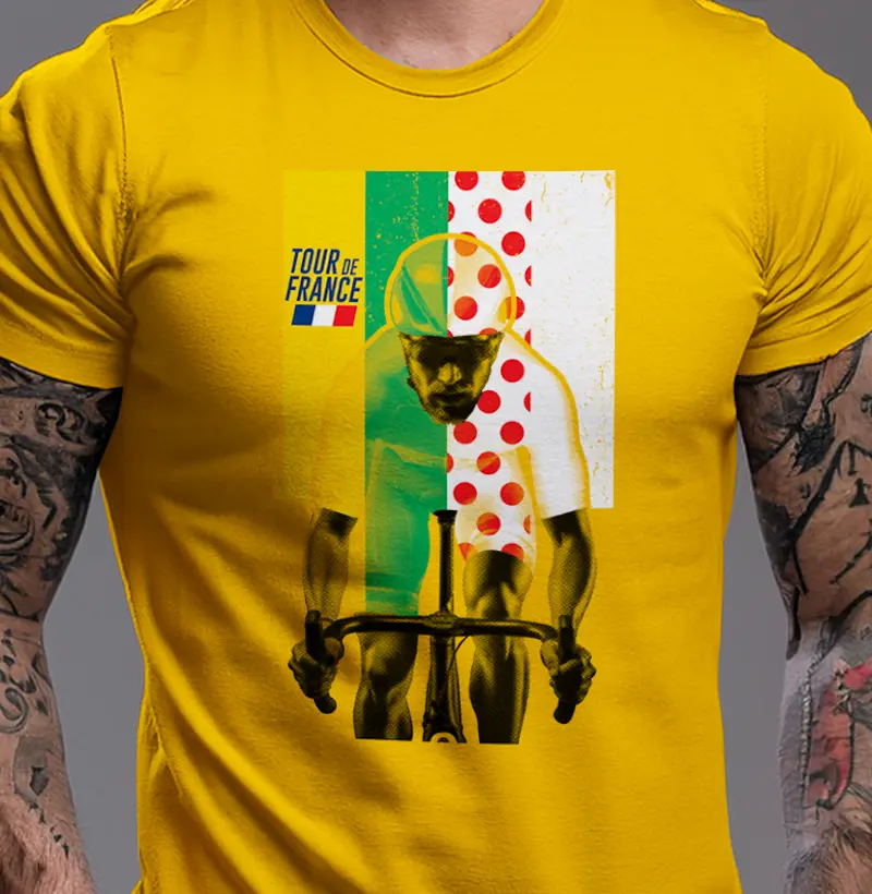 Tour de France - cores ciclista