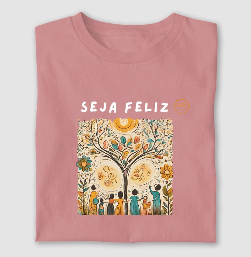 Camiseta KIRI - Seja Feliz