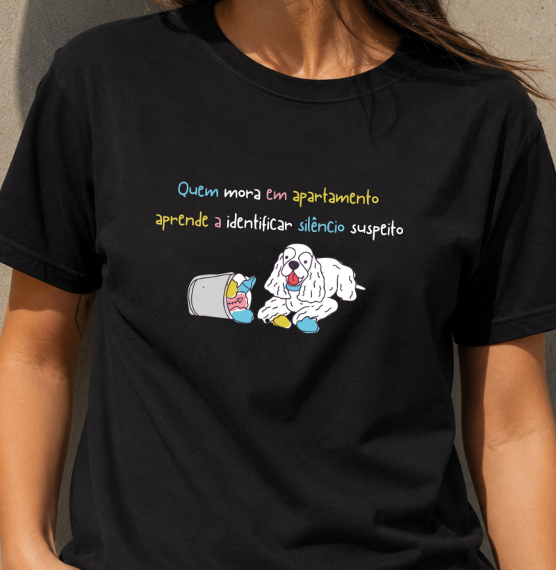 Quem mora em apartamento, aprende a identificar silencio suspeito 