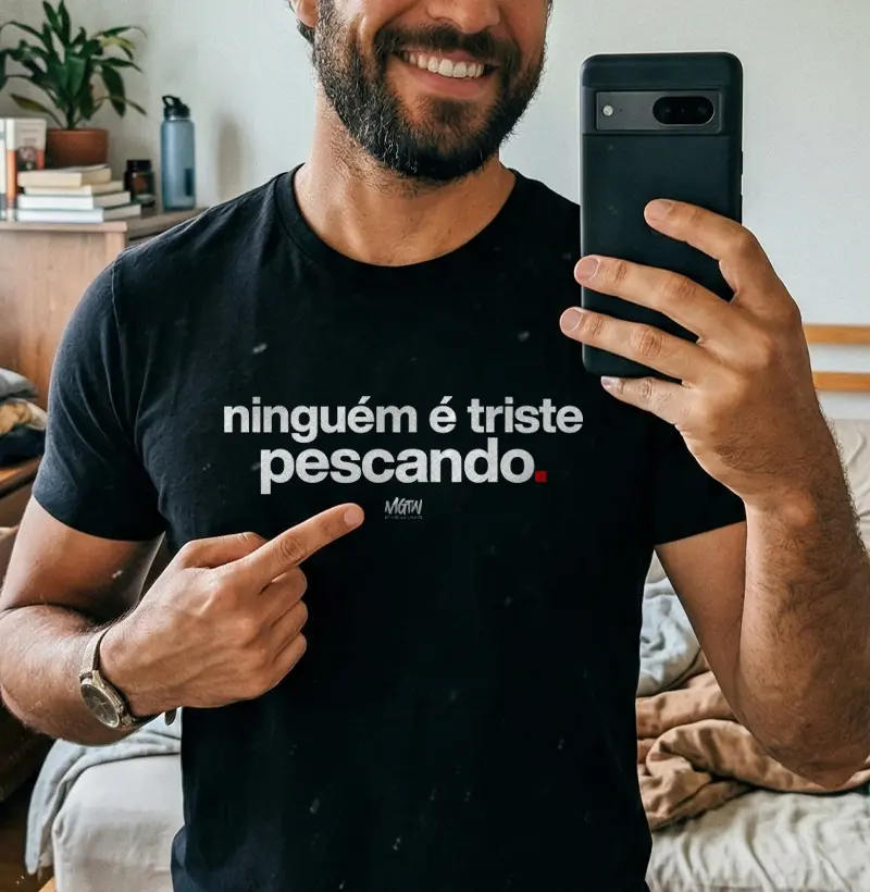 NINGUÉM É TRISTE PESCANDO