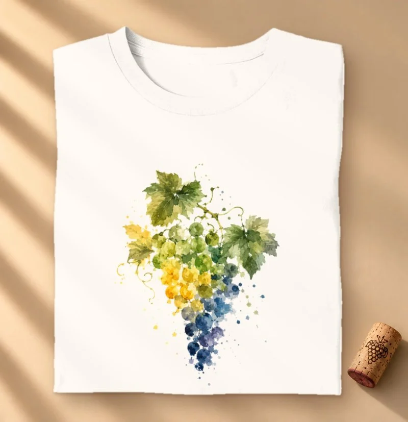 Camiseta Vinho - Essência da Uva Brasileira - Camiseta
