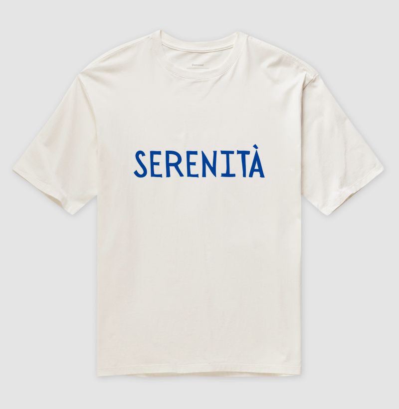 Camiseta Oversized Serenità