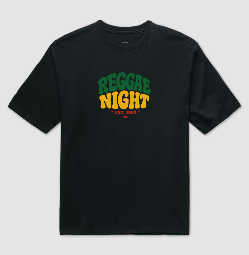 Reggae Night – Camiseta Reggae Vintage