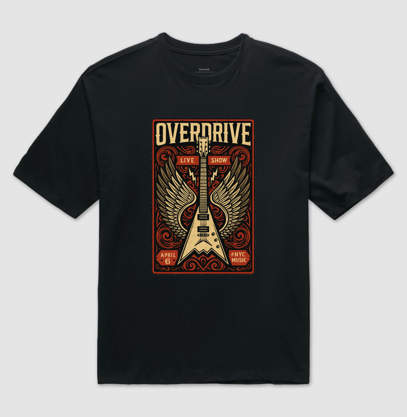 camiseta-overdrive-live-show-guitarra-asa-rock-vintage