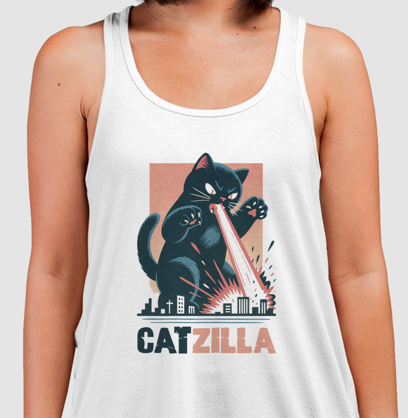 Catzilla destruidor da casa