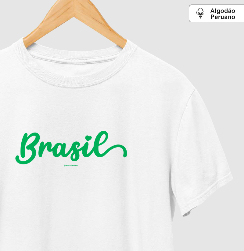 Brasil cursiva verde