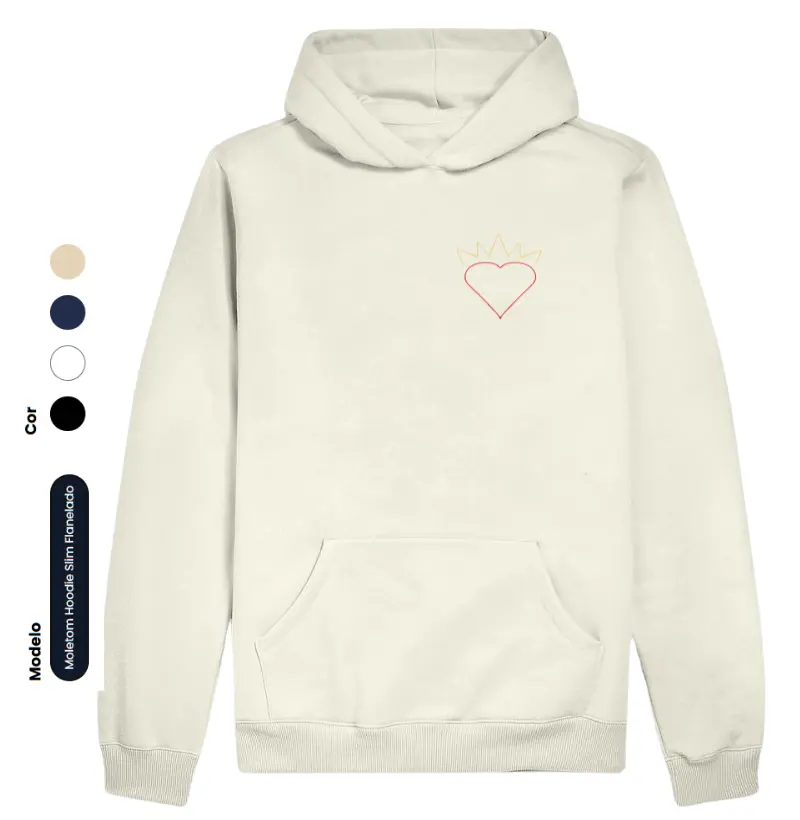 O amor é rei - estampa de bolso