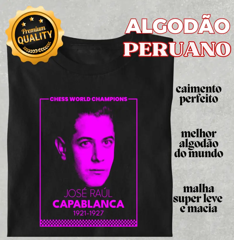 Série Campeões Mundiais - José Raúl CAPABLANCA (FRAME)