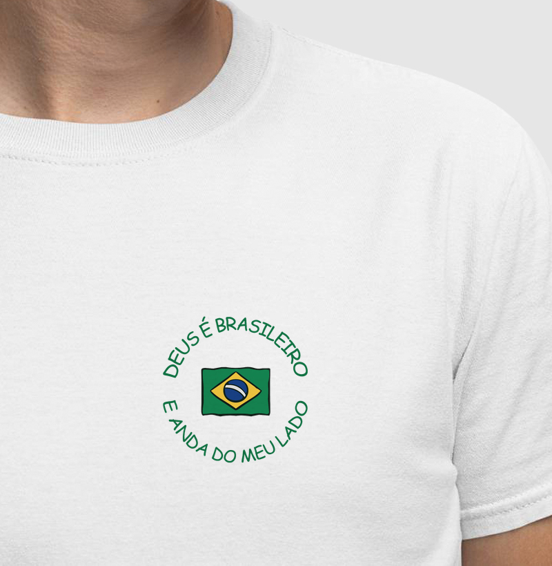 Camisa do Brasil - Deus é Brasileiro