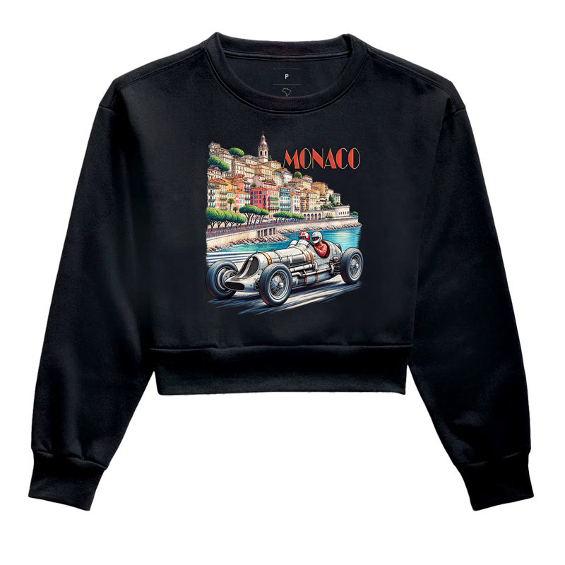Vintage Monaco - Cropped Moletom