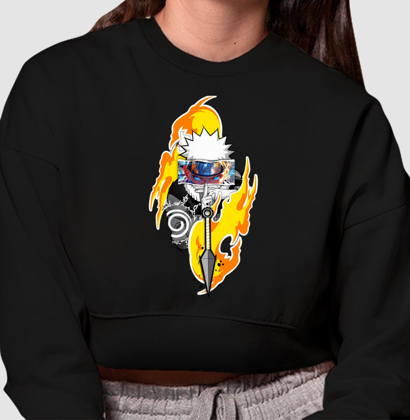 Cropped Moletom Naruto SP
