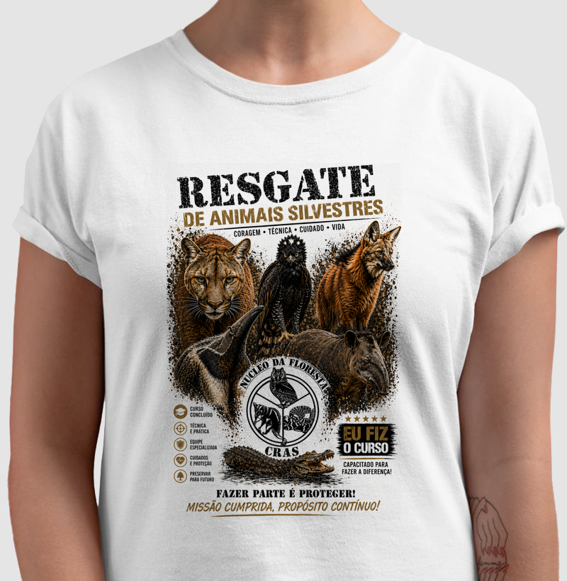 EU FIZ O CURSO! - ESTAMPA ANIMAIS