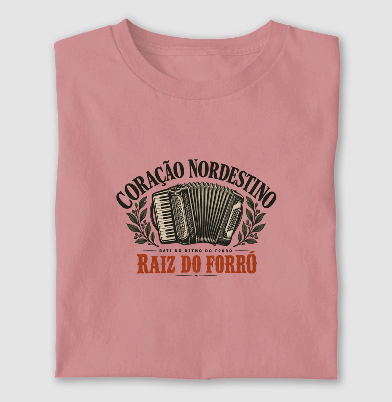 Coração nordestino - Camiseta